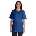 thumbnail image 1 of Inkmeso T-Shirt Basique en Coton à Col Rond pour Femmes Coupe Ample Décontracté Long Haut d'Entraînement, 1 of 8