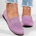 thumbnail image 2 of HBFAGFB Chaussures Décontractées pour Femmes Confortables et Simples à Semelle Plate à Enfiler Femmes Violet Taille 39, 2 of 8