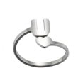 thumbnail image 2 of Fashion 26 English Letter Opening Rings Stainless Steel Girls Love Retro Jewelry, 2 of 9