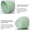 thumbnail image 2 of Becaristey Pots Légers et Portables pour Bonsaï et Accessoires Bonsaï Plantes Succulentes Résistant aux Intempéries à l'Intérieur et à l'Extérieur Vert 9CM 1Set, 2 of 6
