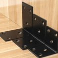 thumbnail image 4 of Support d'Angle Noir en Acier Inoxydable Support d'Angle Droit Pièce Noire, 4 of 6