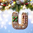 thumbnail image 1 of Rwnbm 26 Letters Christmas Tree Decoration Pendant Christmas Tree Ornaments Personalized DIY Christmas Ornaments Christmas Decoration Xmas Tree Hanging Decor Feature, 1 of 4