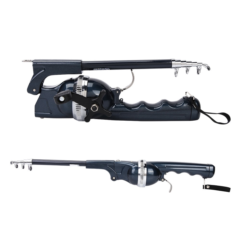 Fishing Pole  Fish Rod Folding Telescopic Fishing Rod With Reel With Line Portable Casting Lure Tackle