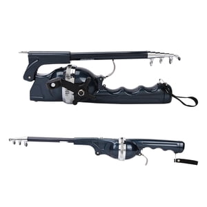 Fishing Pole  Fish Rod Folding Telescopic Fishing Rod With Reel With Line Portable Casting Lure Tackle