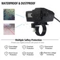 thumbnail image 5 of Car Motorcycle Mobile Phone Charger Adapter 10-24V Abs Waterproof Dual Usb With Switch Rv Boat Car Charger + Voltmeter, 5 of 5