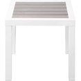 thumbnail image 3 of Meridian Furniture Nizuc Table d'Appoint de Patio Extérieur en Bois Gris, 3 of 7