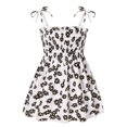 thumbnail image 1 of Ketyyh-chn99 Robes pour Filles Robe d'Été Sans Manches à Imprimé Floral Princesse Filles Décontractée à Manches Longues Robe Courte Blanche, 1-2 Ans, 1 of 3