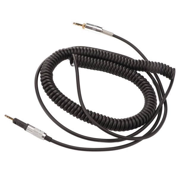 3.5mm To 2.5mm Sound Coiled Cable, HiFi Plug And Play Stereo Gold Plated Plug Headphone Coiled Cable For HD8 For Phones For HD599