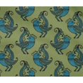 thumbnail image 4 of oneOone Cotton Flex Light Green Fabric Bird Block Sewing Craft Projects Fabric Prints By Yard 40 Inch Wide, 4 of 4