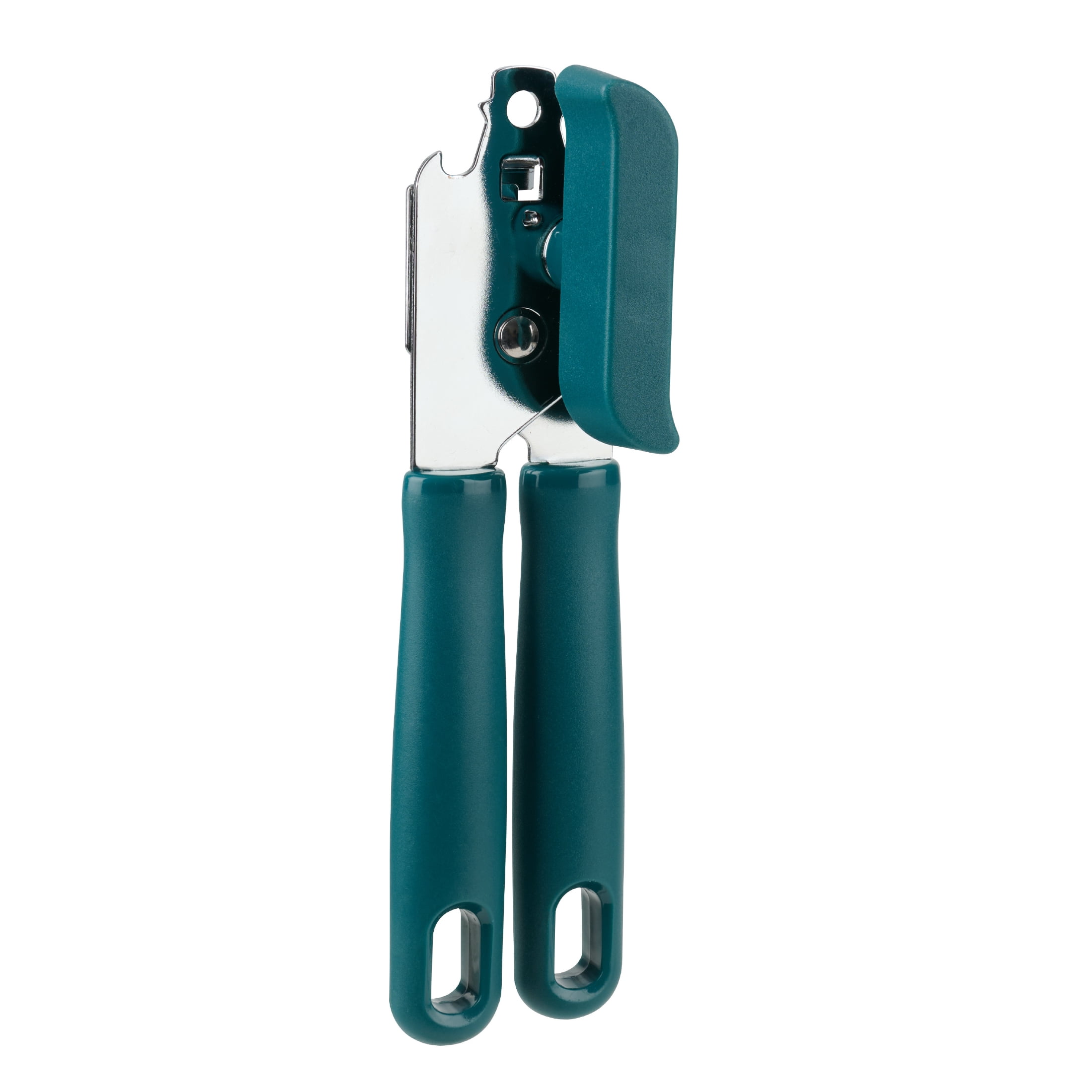 Ouvre-boîte manuel Mainstays avec décapsuleur intègré, poignée ergonomique, 20 cm, vert