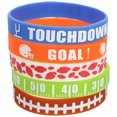 thumbnail image 1 of 30 Pcs Bracelets en Silicone Multifonctions Rugby Bracelets Élastiques pour Fans, 1 of 8
