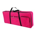 thumbnail image 4 of Milaget 61 Key Keyboard Case Carrying Case Waterproof Piano Gig Bag for Music Studio rose red, 4 of 9