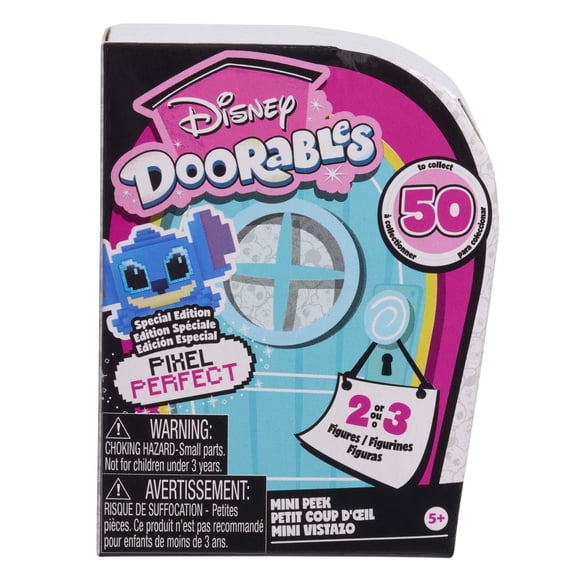 Collection de mini-figurines Pixel Perfect Disney Doorables, figurines surprises à collectionner de 3,8 cm de haut, jouets pour enfants de X ans et plus par Just Play