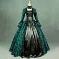 thumbnail image 2 of 2025 Femmes Automne Hiver Robe pour Femmes Grande Taille Rétro à Imprimé Floral Vêtements de Bal pour Femmes Jupes Robes, 2 of 2