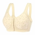 thumbnail image 5 of Bras for Women, 3PC Women's Front Buckle Oversized Tank Top Style Underwear Without Steel Rings, Everyday Bra, 5 of 5