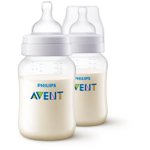 Philips Avent Anti-colic Baby Bottle, 2x9oz Bottles, SCY103/02
