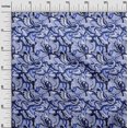 thumbnail image 3 of oneOone Polyester Lycra Blue Fabric Abstract Sewing Material Print Fabric By The Yard 56 Inch Wide, 3 of 4