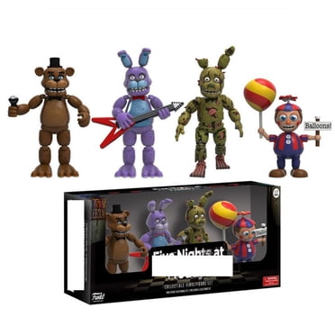 Five Nights at Freddy's FNAF Figurine Articulée - Five Nights at Freddy's Nightmare Location - Idée Cadeau d'Anniversaire Noël - pour Garçons, Filles, Enfants et Adultes