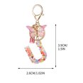 thumbnail image 2 of TopLLC New English Letter Keychain Hanger Car Keychain Bag Accessories Suspension components, 2 of 2