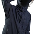 thumbnail image 4 of Birdeem Mansolid Color Water Resistance Drawstring Pockets Hooded Outdoor Jacket Coat, 4 of 5