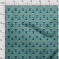 thumbnail image 2 of oneOone Silk Tabby Fabric Leaves & Floral Block Print Sewing Fabric BTY 42 Inch Wide, 2 of 4