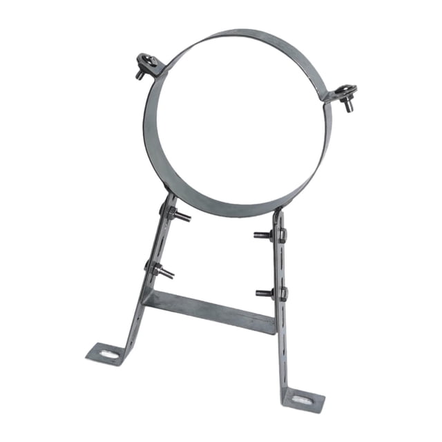 Tnarru Sangle Murale de Cheminée, Support de Tuyau de Cheminée, Pince de Doublure de Conduit, Sangle Murale Ronde B pour Évent, Support de Tuyau pour la Maison, Extérieur, Intérieur, Fixation Dia 18cm