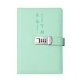 thumbnail image 4 of GUOOL Diary with Lock PU Leather Personal Locking Journal for Home Business Adults Light green, 4 of 9