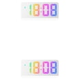 thumbnail image 3 of relayinert Colorful Digital Numbers For Easy Reading Large Display Screen Double Placement 8009D  WhiteOuter 2Set, 3 of 6