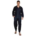 thumbnail image 1 of Inkmeso Men's Cotton PJs Solid Sleepwear Lounge Wear Top & Bottom Pajama Set, 1 of 7