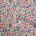 thumbnail image 1 of oneOone Velvet Light Pink Fabric Asian Ditsy Flower Craft Projects Decor Fabric Printed By The Yard 58 Inch Wide, 1 of 4