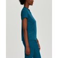 thumbnail image 2 of Landau ProFlex Haut de Blouse Médicale pour Femmes : 3 Poches, Coupe Moderne Ajustée, Col en V Extensible 4169, 2 of 5