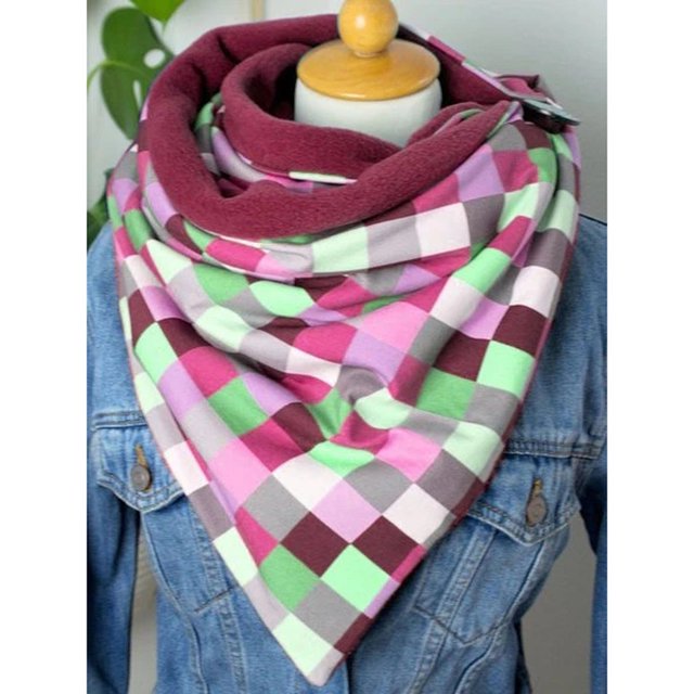 Dvkptbk Foulards pour Femmes Femmes Foulard Imprimée Mode Rétro Femme Châle Foulard Polyvalent Vêtements en Liquidation