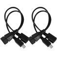 thumbnail image 3 of MOVTOTOP Câble Convertisseur Micro USB en PVC et Cuivre Durable pour Usage Domestique avec 2 Pcs Inclus Noir, 3 of 7