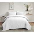 thumbnail image 1 of Swift Home Ultra Soft Solid Duvet Cover Set, Queen, White, 1 of 4