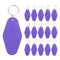 thumbnail image 1 of Unique Bargains Vintage Motel Keychain Blank Hotel Keychains Rhombus Retro Key Tag, Purple, 16 Pack, 1 of 7