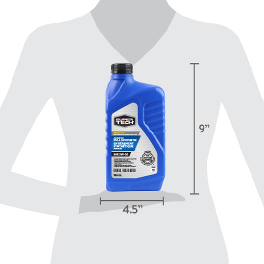 Huile moteur entièrement synthétique avancée Super Tech 5W-20, 946 ml