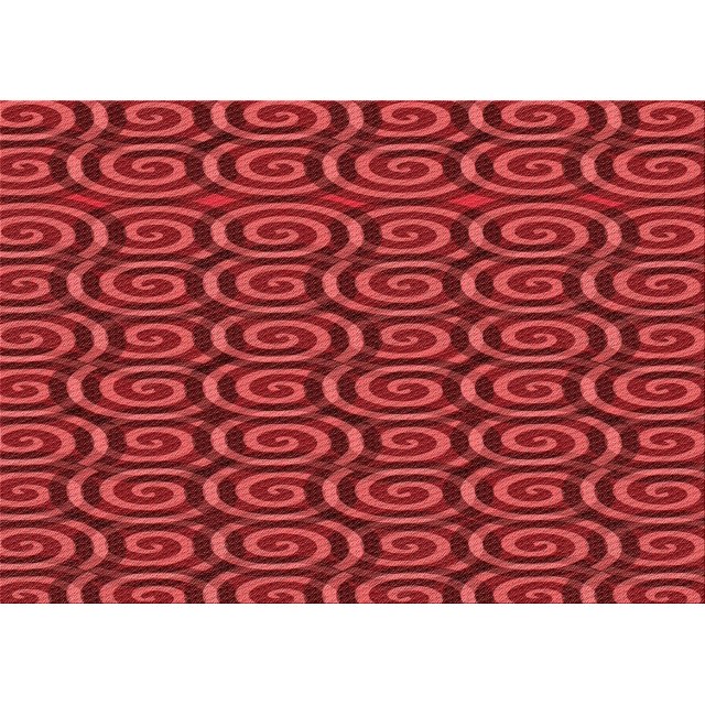 Ahgly Company Tapis Rectangulaire Lavable en Machine Intérieur Transitionnel Rouge Tomate, 7 Pieds x 9 Pieds