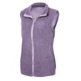 thumbnail image 4 of Heliisoer Pocket Women Zipper Solid Color Jacket Plush Sleeveless Lapel Vest Loose, 4 of 8