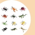 thumbnail image 2 of 12 Pcs Figurines d'Animaux Réalistes Figurines pour Cadeaux de Fête Jouets Collection Fournitures de Fête Insectes, 2 of 9