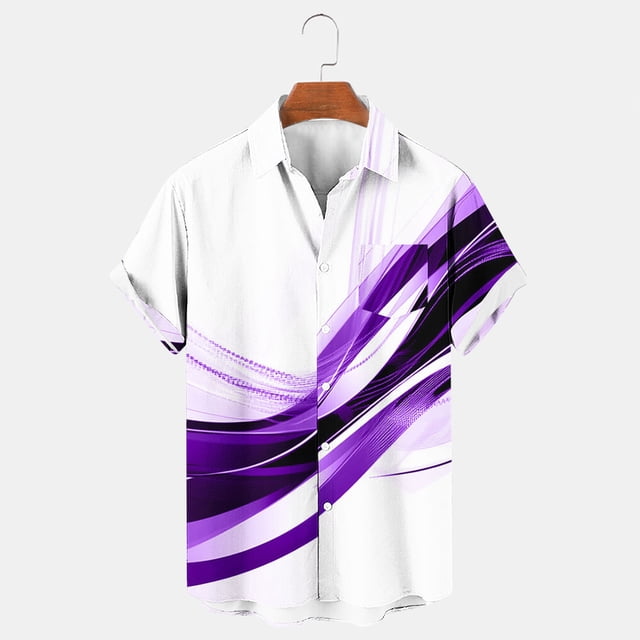 Styesk T-Shirts pour Hommes Col Rabattu Fluide Léger Manches Courtes Cardigan Boutonné Haut Chemise Manches Courtes Col Rabattu Haut Chemise