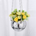 thumbnail image 4 of <p>Mirror Ball Flower Pot Ball Hanging Pot</p>, 4 of 7