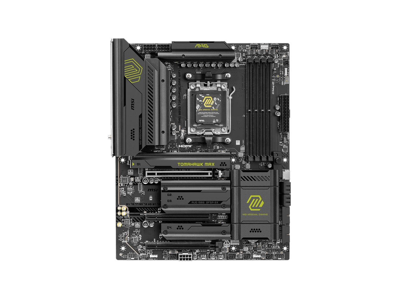 MSI MAG B850 TOMAHAWK MAX WIFI Gaming Desktop Motherboard - AMD