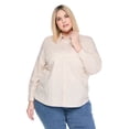 thumbnail image 1 of Lane Bryant Women's Plus Poplin Button-Up Shirt, 1 of 6