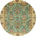 thumbnail image 1 of Ahgly Company Indoor Round Abstract Avocado Green Oriental Area Rugs, 8' Round, 1 of 6