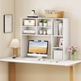 thumbnail image 2 of Costway Desktop Bookshelf with 7 Open Cubbies & 3 Adjustable Shelves for Home Office Dorm White, 2 of 10