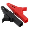 thumbnail image 1 of Electrical  Clips, Black And Red Insulated  Clips Heavy Duty 2pcs 4mm  For Electrical Testing, 1 of 8