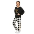 thumbnail image 4 of Justice Girls' Velour Fleece Pajamas 2-Piece Set, 4 of 6