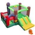 thumbnail image 1 of Costway Inflatable Bounce House Kids Castle Slide Bouncer with 750W Blowe, 1 of 10