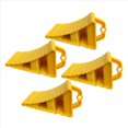 thumbnail image 1 of 4Pack Portable Wheel Chock with Handles Vehicle Car Truck Wheel Anti-Slip Plastic Base Tire Support Pad, 1 of 6