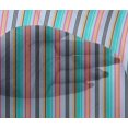 thumbnail image 3 of oneOone Tissu en Viscose Chiffon Multicolore Rayé Imprimé au Mètre 42 Pouces de Large, 3 of 3